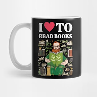 I LOVE TO READ IRISH BOOKS Mug